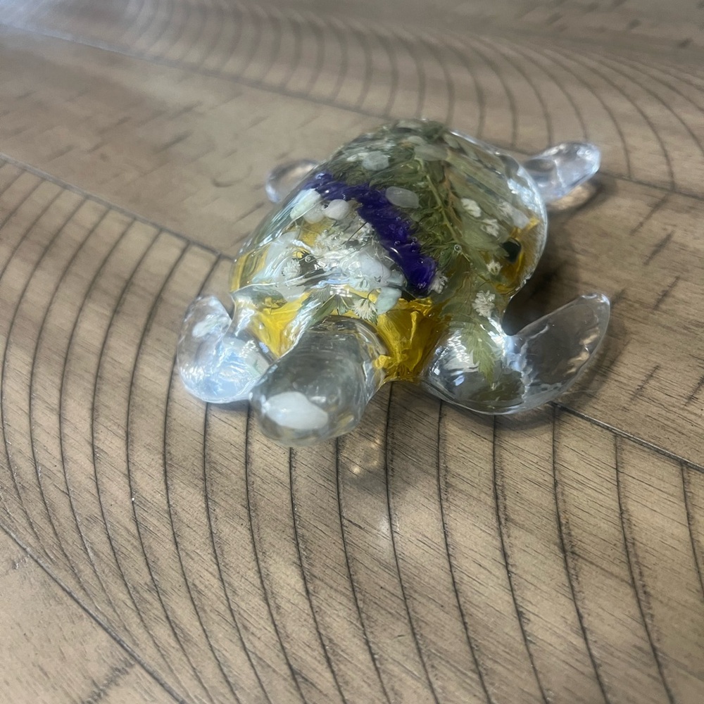 Clear Resin Sea Turtle